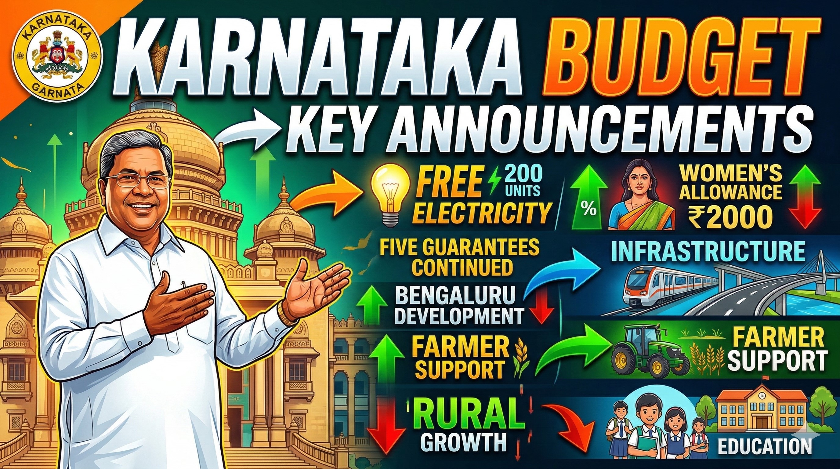 ಬೆಂಗಳೂರು: ದಾಖಲೆಯ 17ನೇ ಬಜೆಟ್ ಮಂಡಿಸಿರುವ ಮುಖ್ಯಮಂತ್ರಿ ಸಿದ್ದರಾಮಯ್ಯನವರು ಮಂಡಿಸಿದ ರಾಜ್ಯದ ಆಯವ್ಯಯದಲ್ಲಿ ಅಲ್ಪಸಂಖ್ಯಾತರ ಅಭಿವೃದ್ಧಿಗಾಗಿ ಅನೇಕ ಯೋಜನೆಗಳನ್ನು ಘೋಷಣೆ ಮಾಡಿದ್ದಾರೆ.